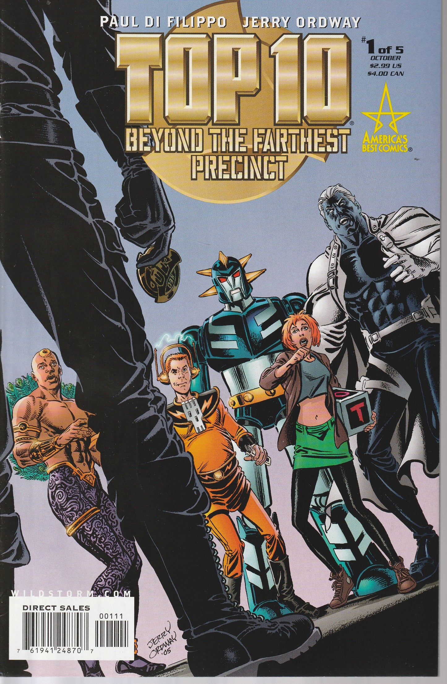 TOP 10 : BEYOND THE FARTHEST PRECINCT 1-5 * COMPLETE SET