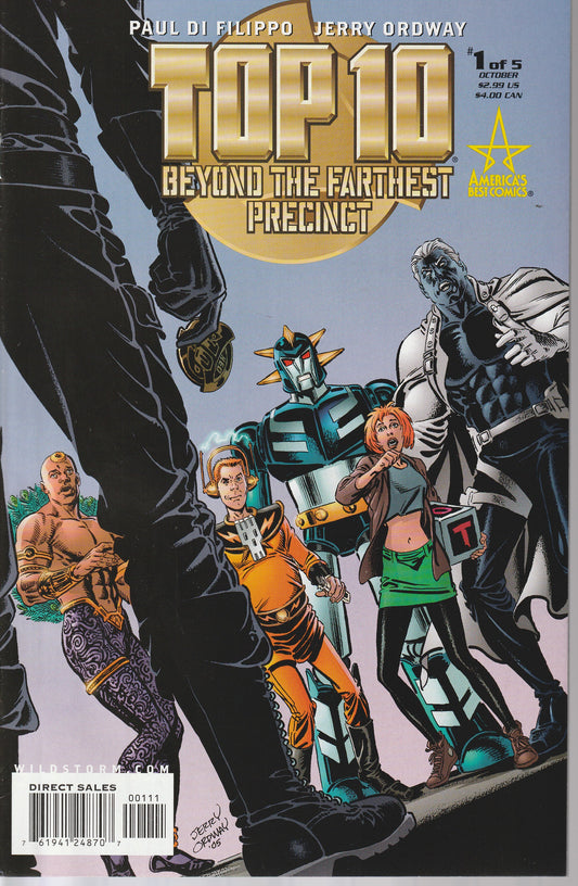 TOP 10 : BEYOND THE FARTHEST PRECINCT 1-5 * COMPLETE SET