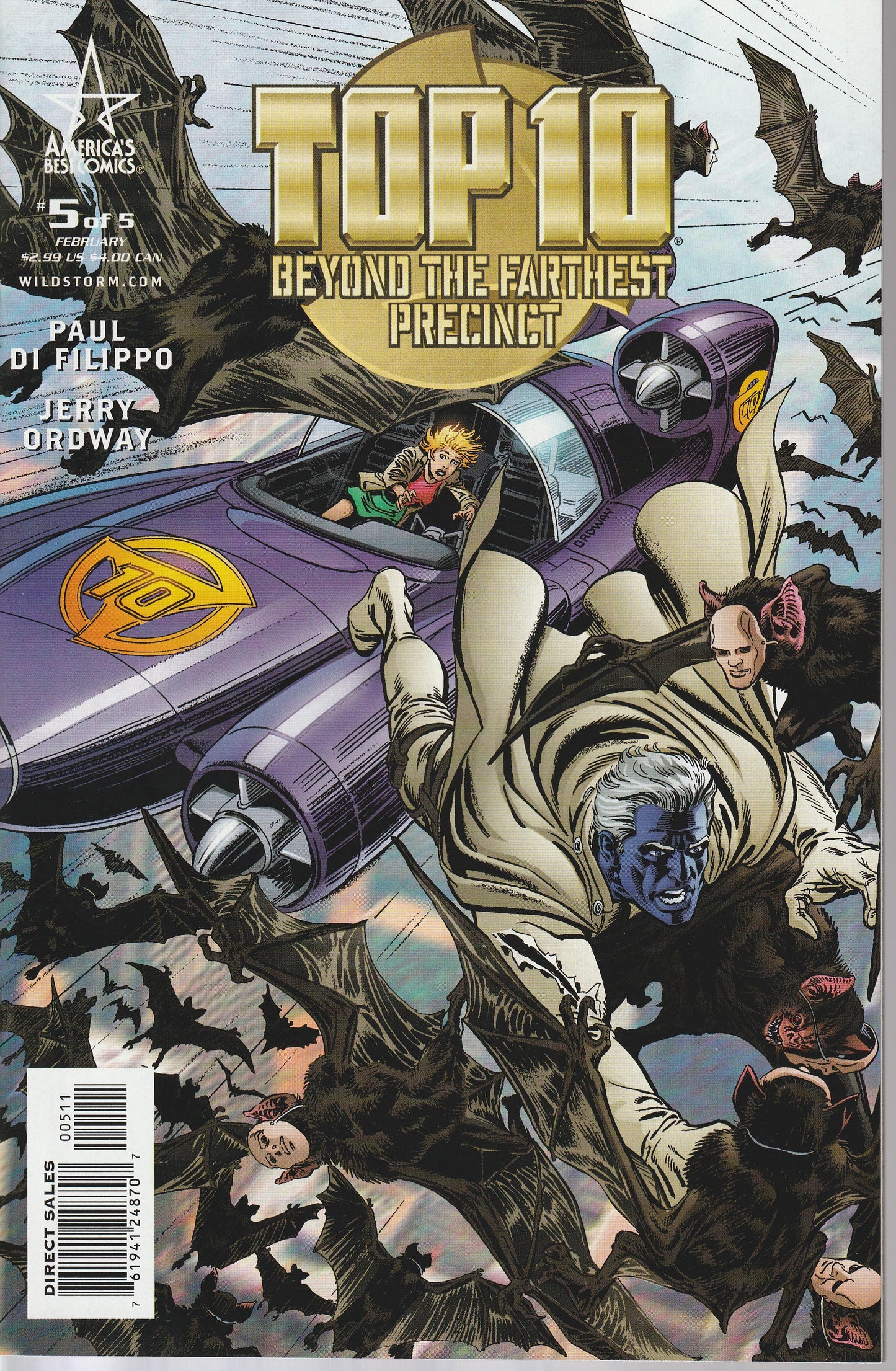 TOP 10 : BEYOND THE FARTHEST PRECINCT 1-5 * COMPLETE SET