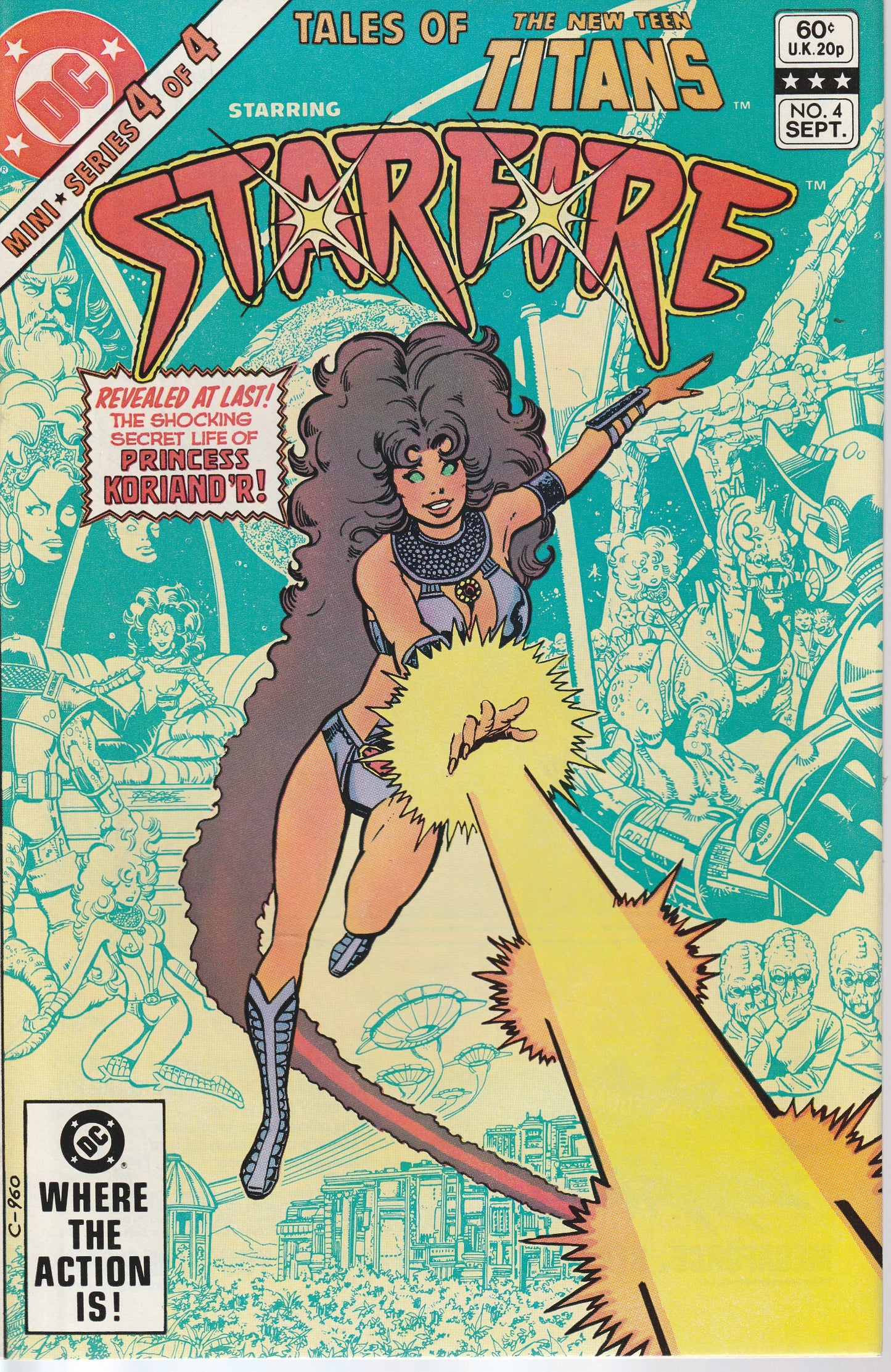 TALES OF THE NEW TEEN TITANS #1-4 * DC COMICS - MAR 1982