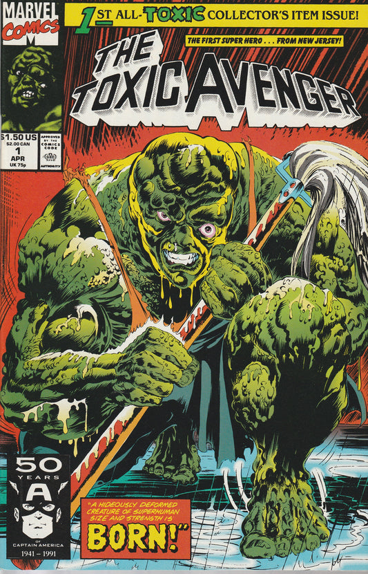 TOXIC AVENGER #1 - MARVEL COMICS - APR 1991 (NM)