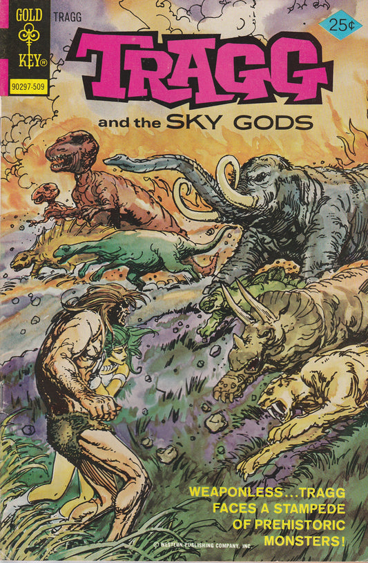 TRAGG AND THE SKY GODS #2 - GOLD KEY - SEP 1975 (6.5-7.0)