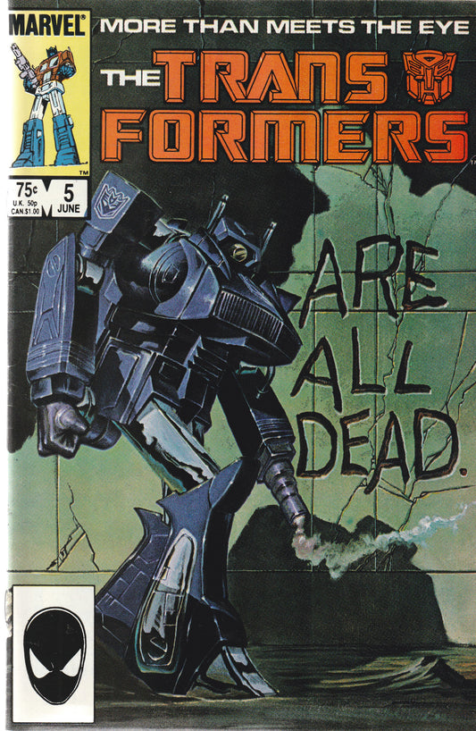 TRANSFORMERS #5 || MARVEL COMICS || JUN 1985 || (8.0-8.5)