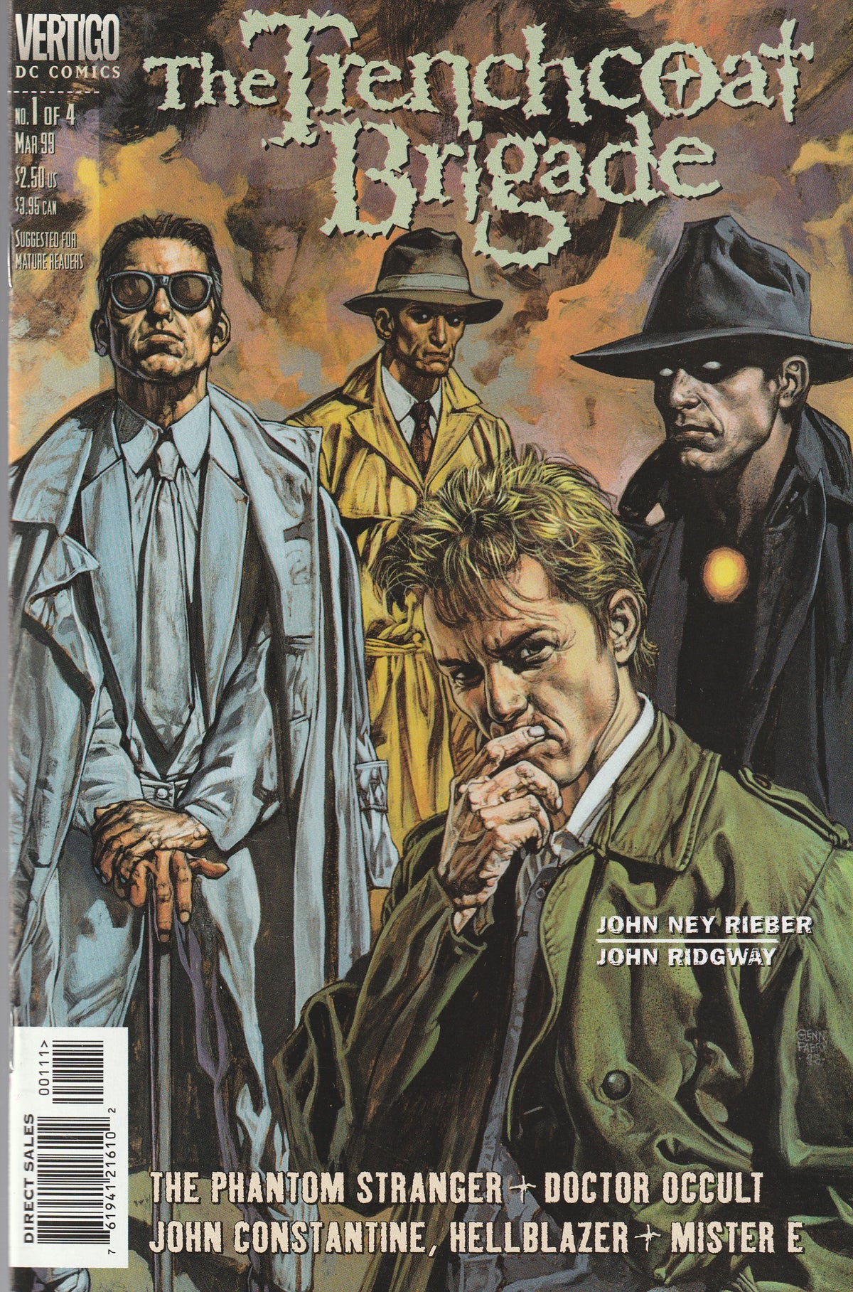 THE TRENCHCOAT BRIGADE 1-4 || DC COMICS || 1998