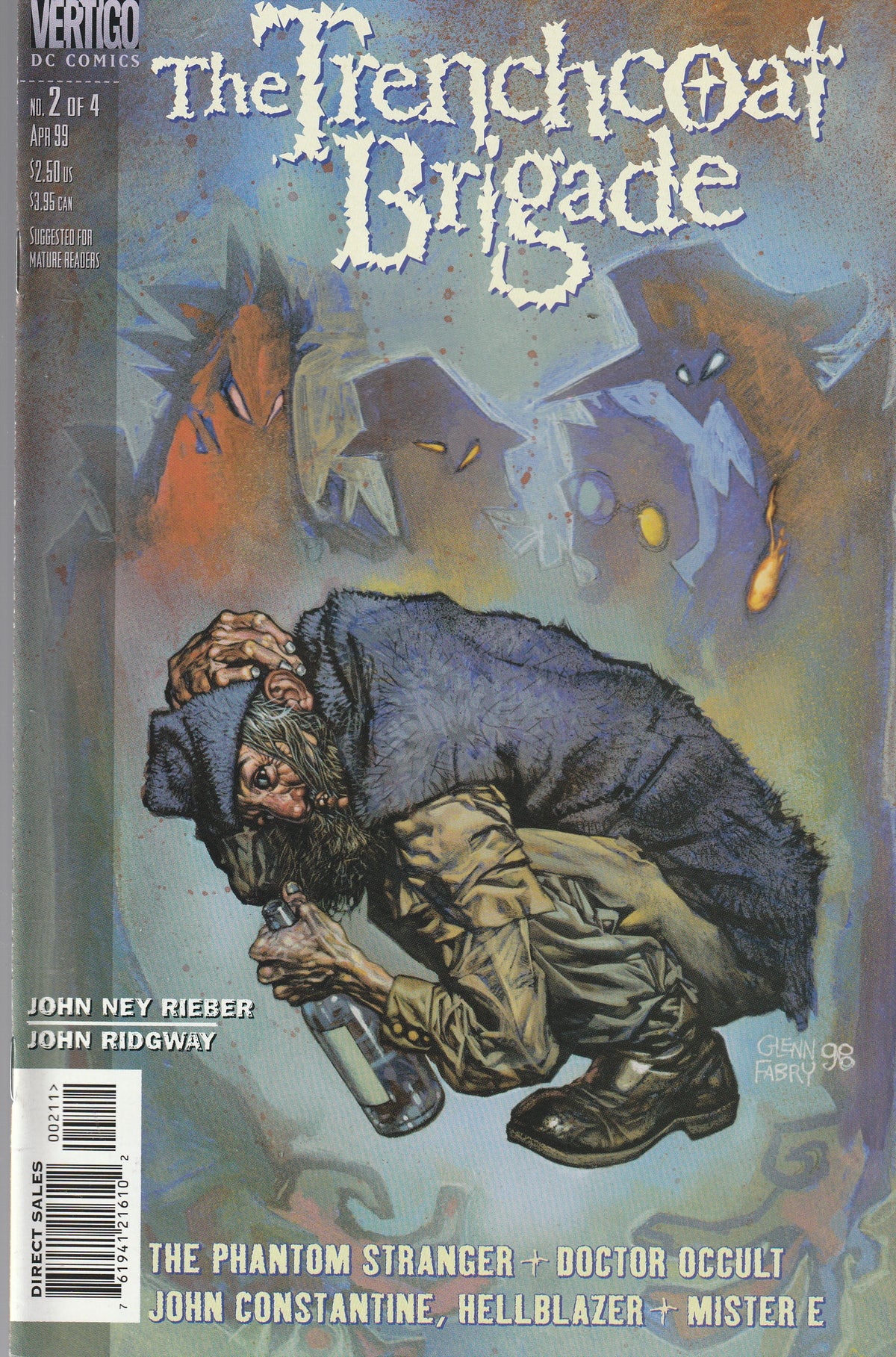 THE TRENCHCOAT BRIGADE 1-4 || DC COMICS || 1998