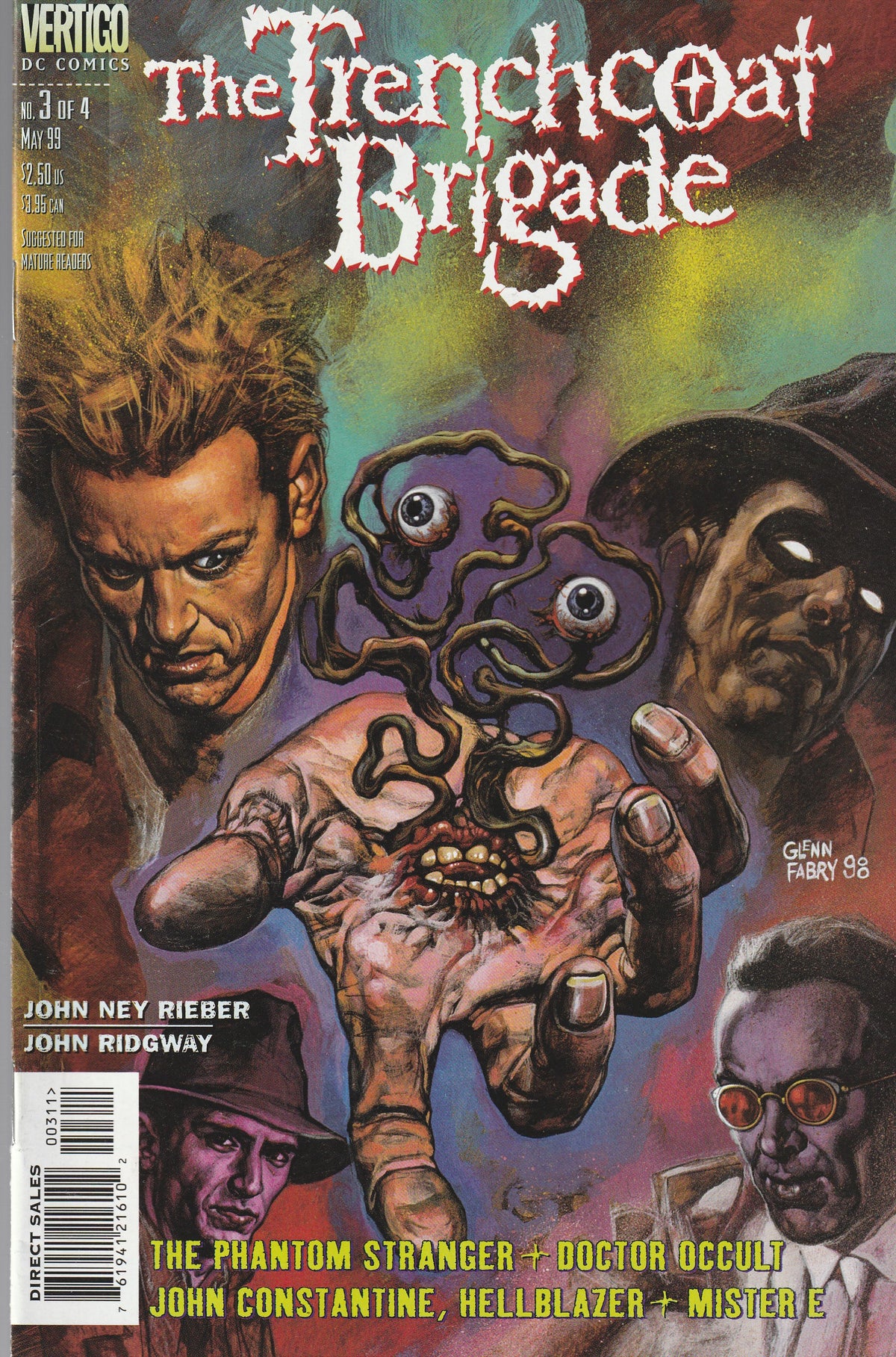 THE TRENCHCOAT BRIGADE 1-4 || DC COMICS || 1998