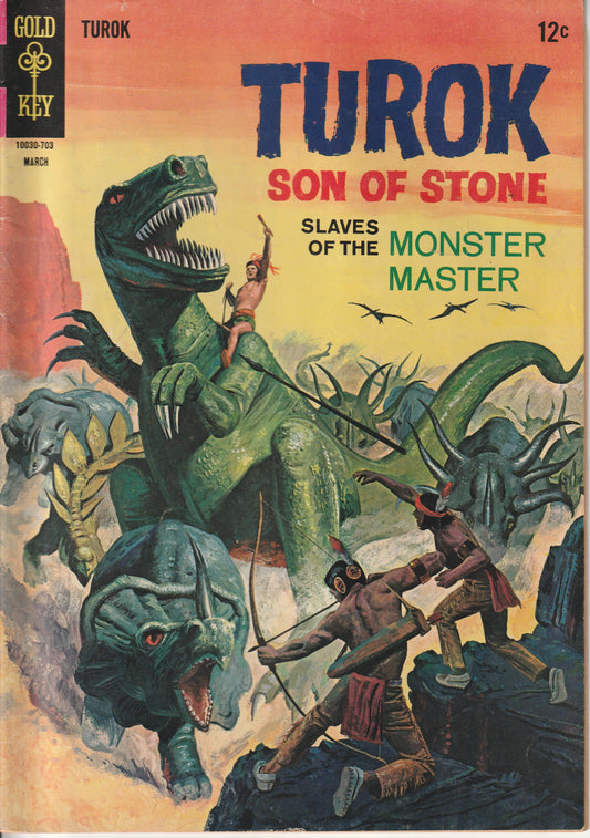 TUROK SON OF STONE #56 - GOLD KEY - MAR 1967 (6.0-6.5)