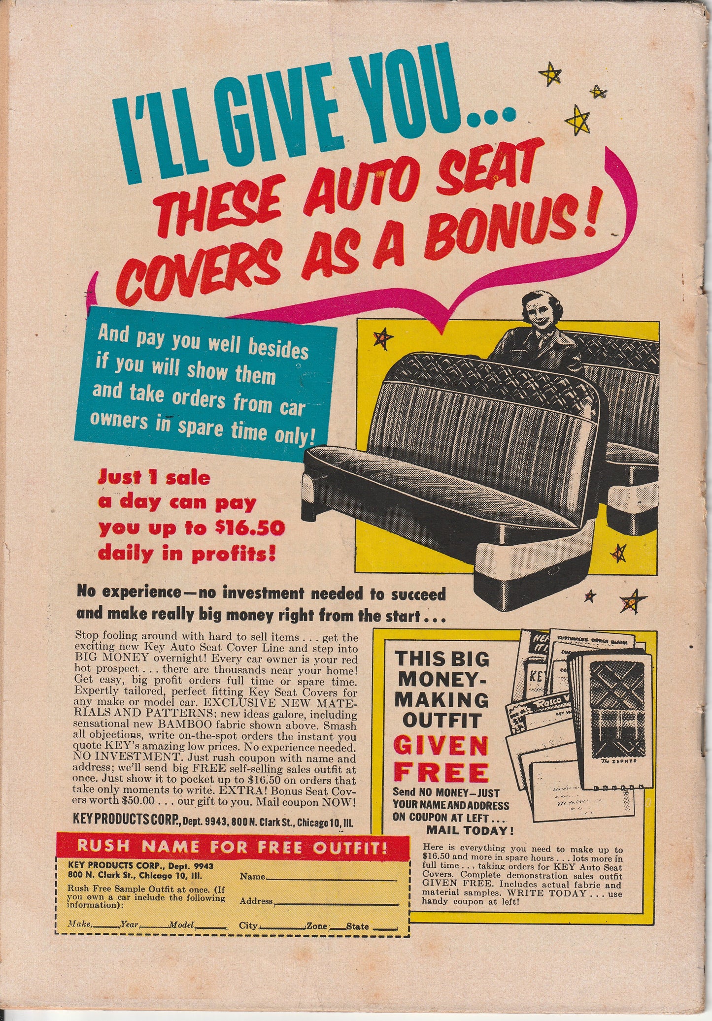 TWO FISTED TALES #38 - EC -JUL 1954 (3.5-4.0)