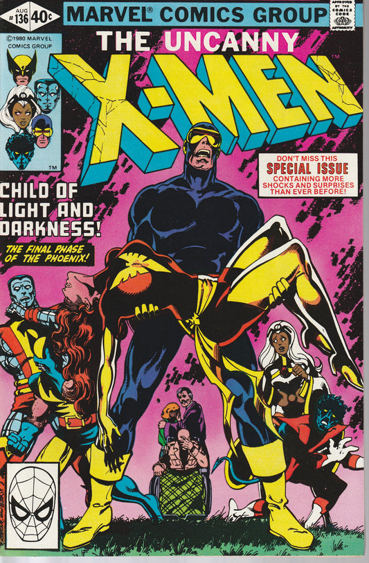 UNCANNY X-MEN #136 - MARVEL COMICS - APR 29 1980 (7.5-8.0)