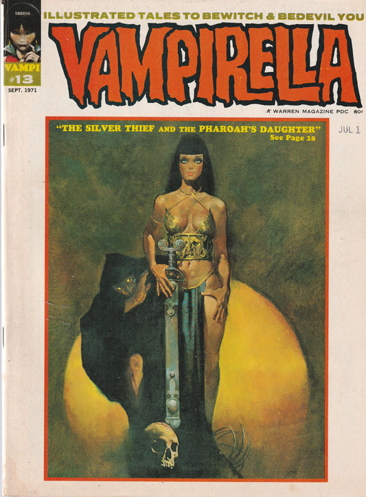VAMPIRELLA #13 || A WARREN MAGAZINE || SEP 1971 || 6.0