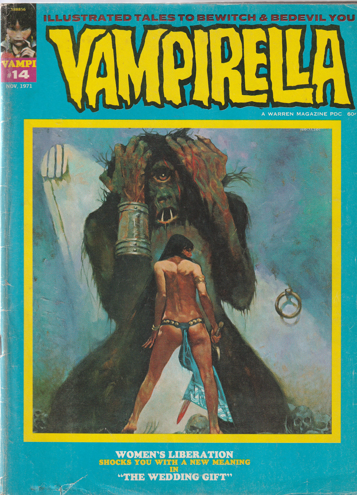 VAMPIRELLA #14 || A WARREN MAGAZINE || NOV 1971 || (4.0-4.5)