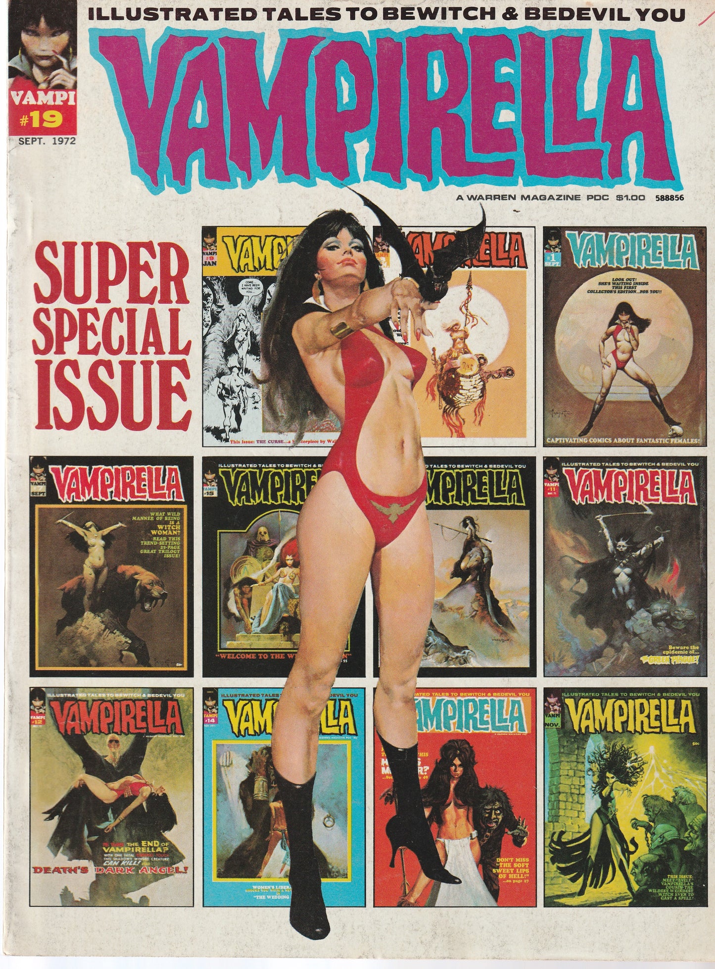 VAMPIRELLA #19 || A WARREN MAGAZINE || SEP 1972 || (7.0)