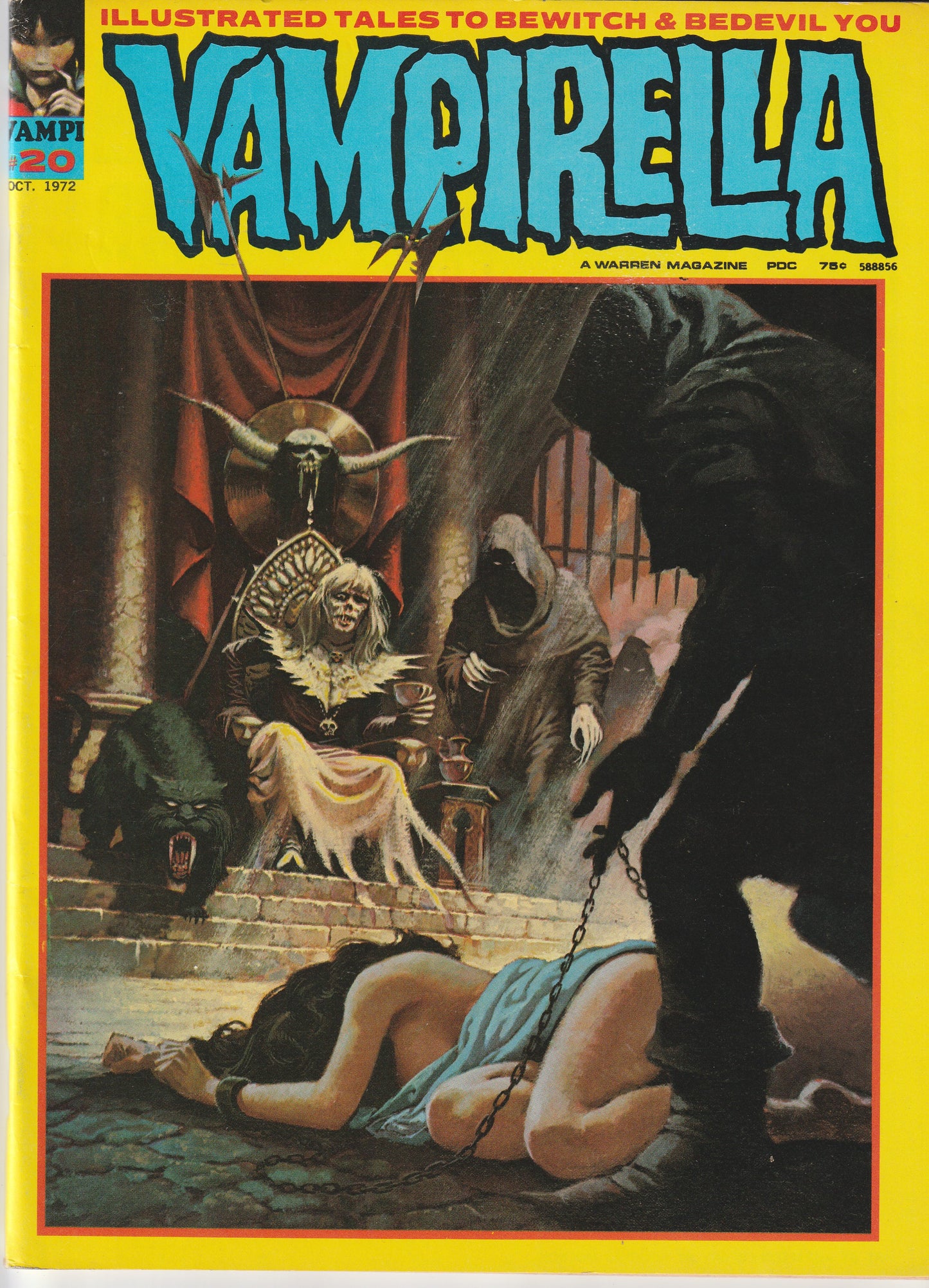 VAMPIRELLA #20 || A WARREN MAGAZINE || OCT 1972 || (8.5-9.0)