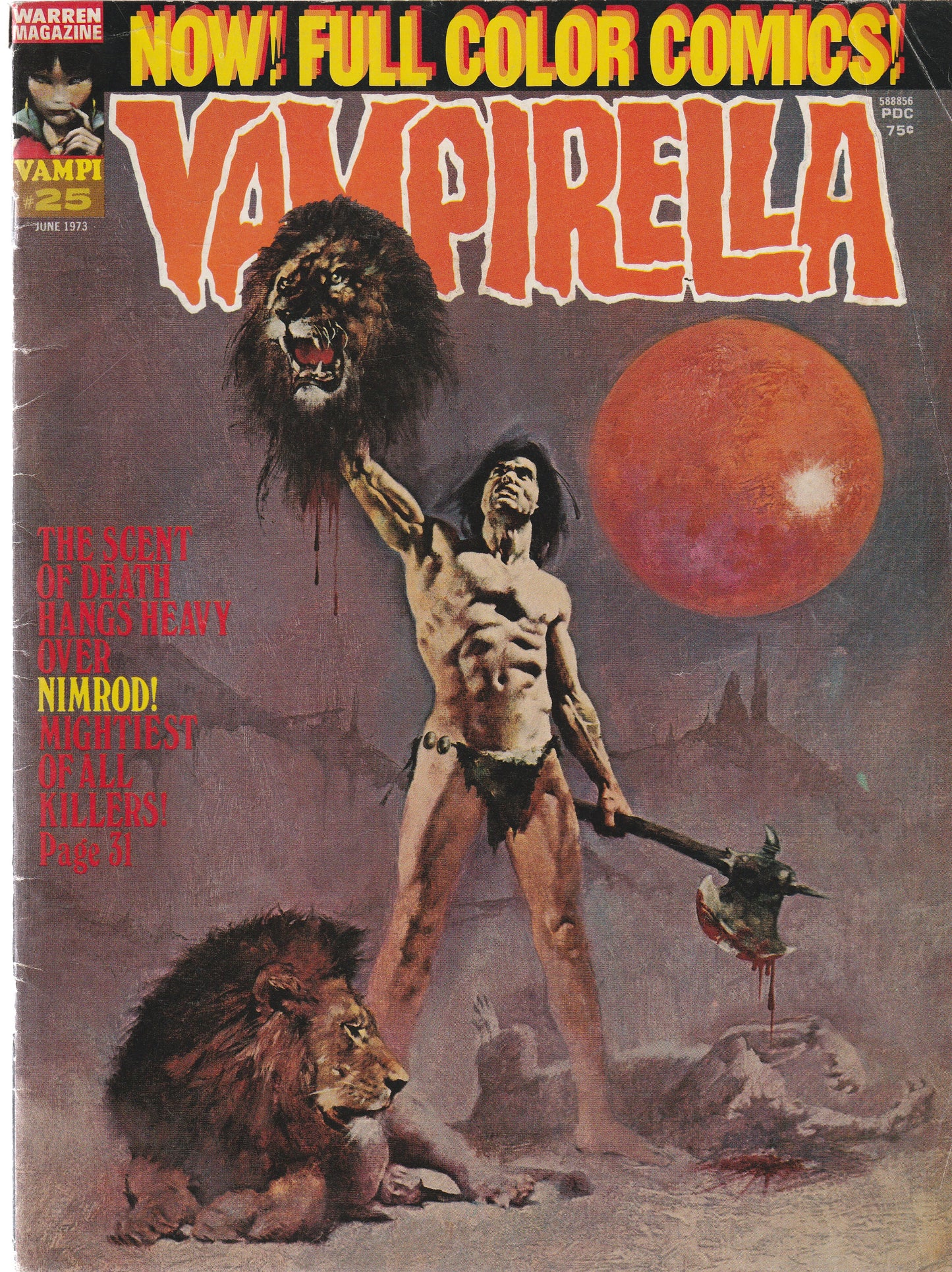 VAMPIRELLA #25 || A WARREN MAGAZINE || JUN 1973 || (4.5-5.0)