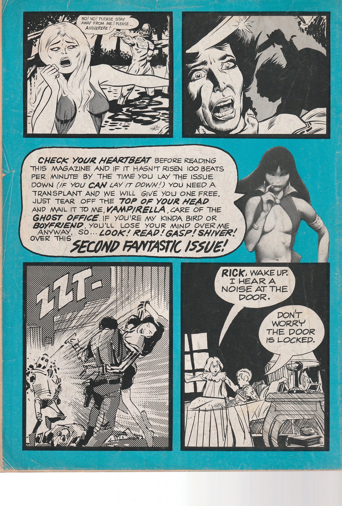 VAMPIRELLA #2 || A WARREN MAGAZINE || NOV 1969 || (4.0-4.5)