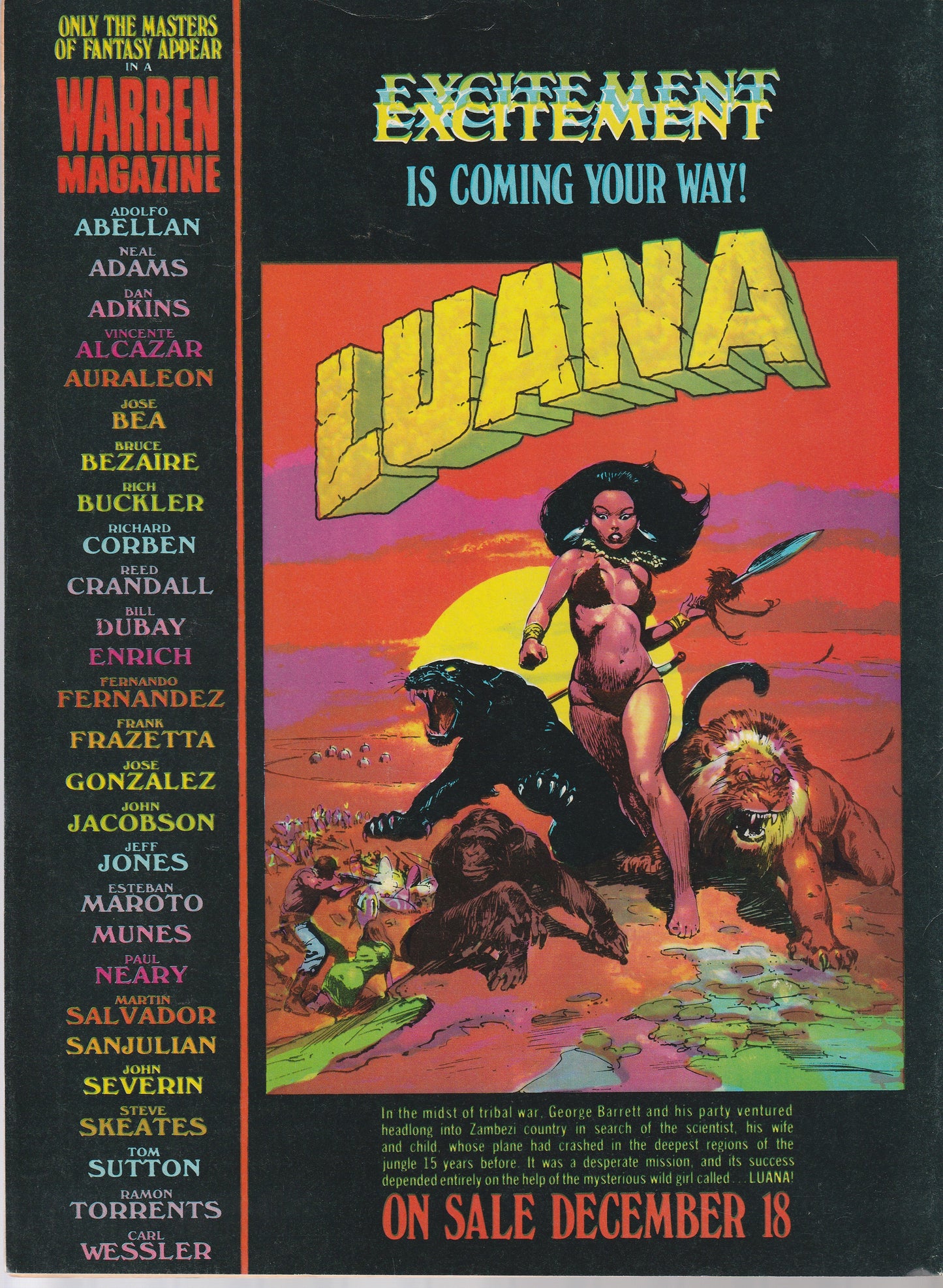 VAMPIRELLA #30 || A WARREN MAGAZINE || JAN 1974 || (7.5-8.0)