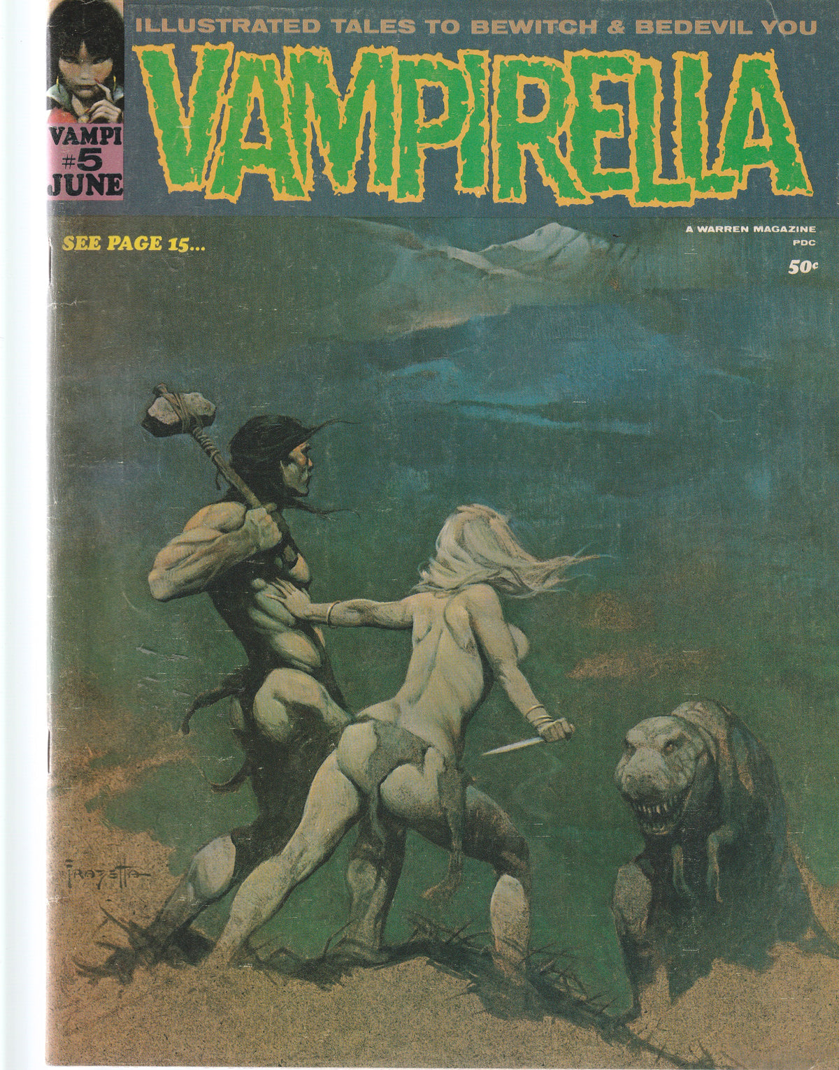 VAMPIRELLA #5 || A WARREN MAGAZINE || JUN 1970 || (7.0)