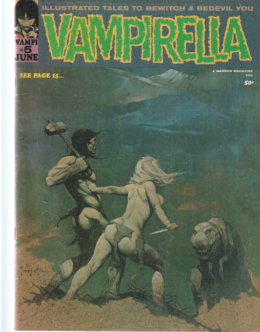 VAMPIRELLA #5 || A WARREN MAGAZINE || JUN 1970 || (7.0)
