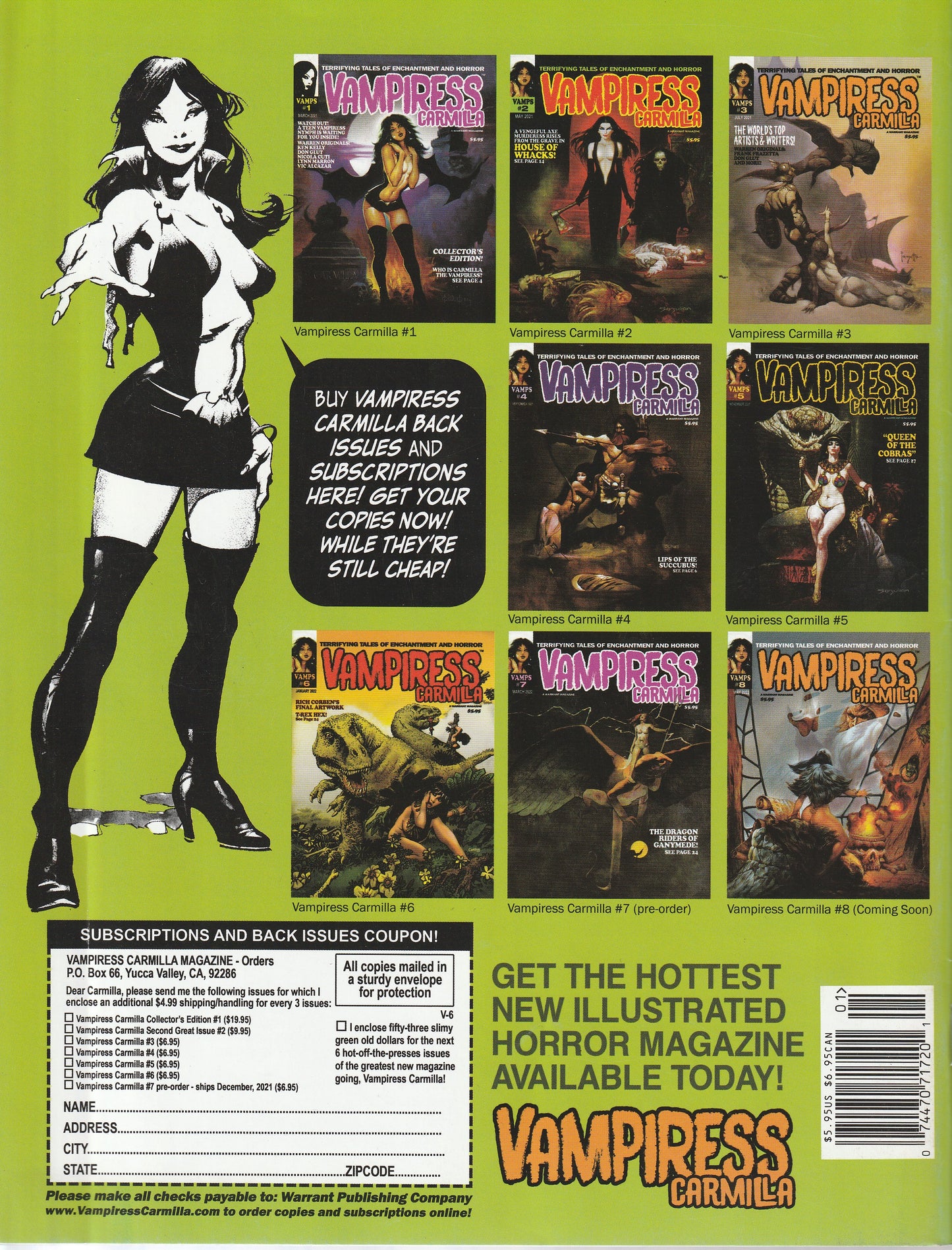 VAMPIRESS CARMILLA #6 - WARRANT - OCT 20 2021 (8.0)