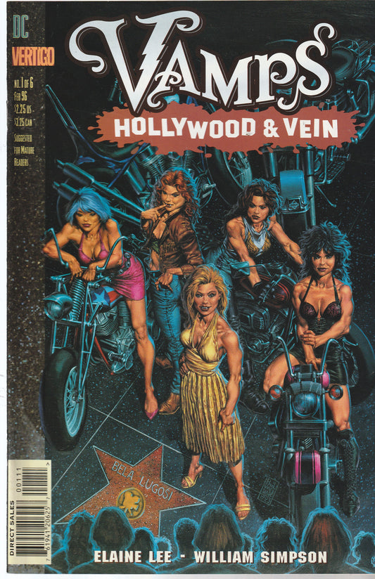 VAMPS : HOLLYWOOD & VEIN 1-6 || DC COMICS ||FEB 1996