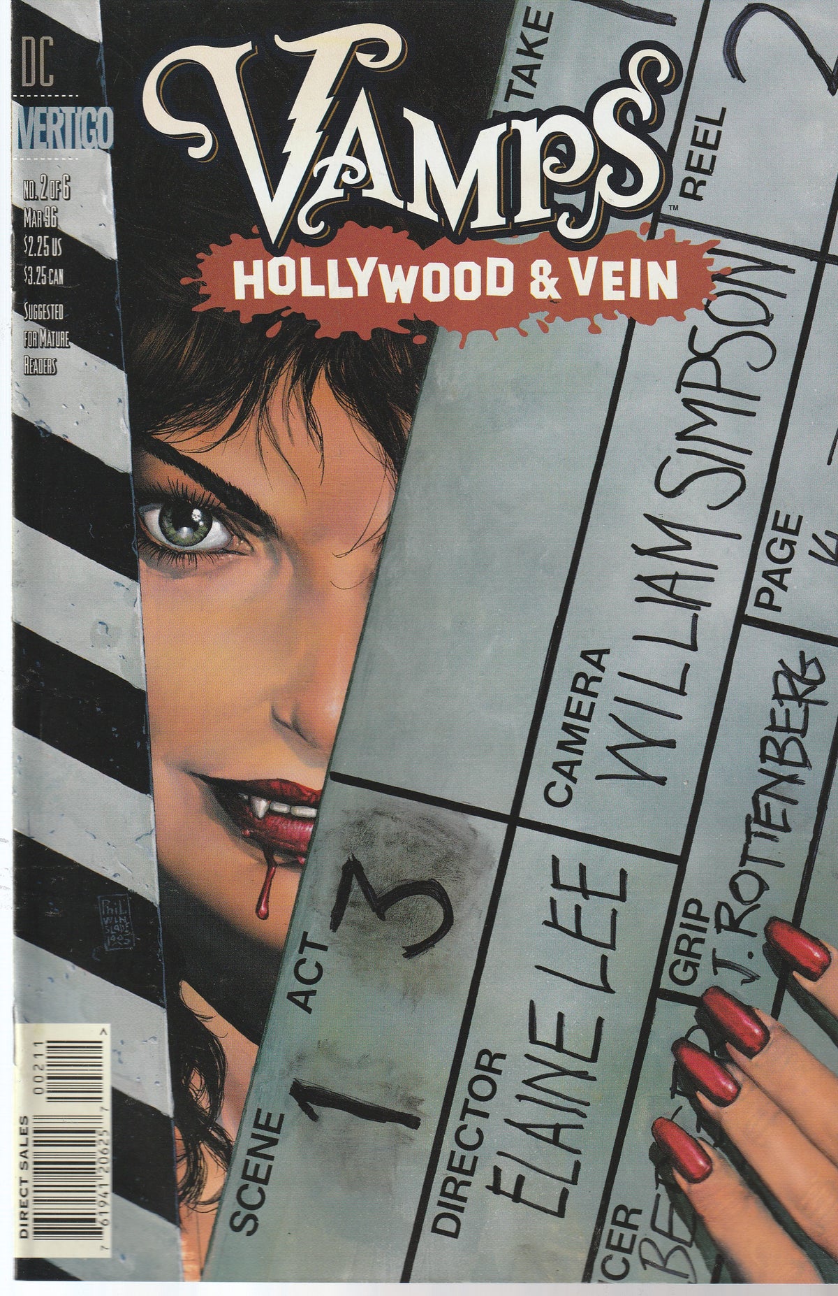 VAMPS : HOLLYWOOD & VEIN 1-6 || DC COMICS ||FEB 1996