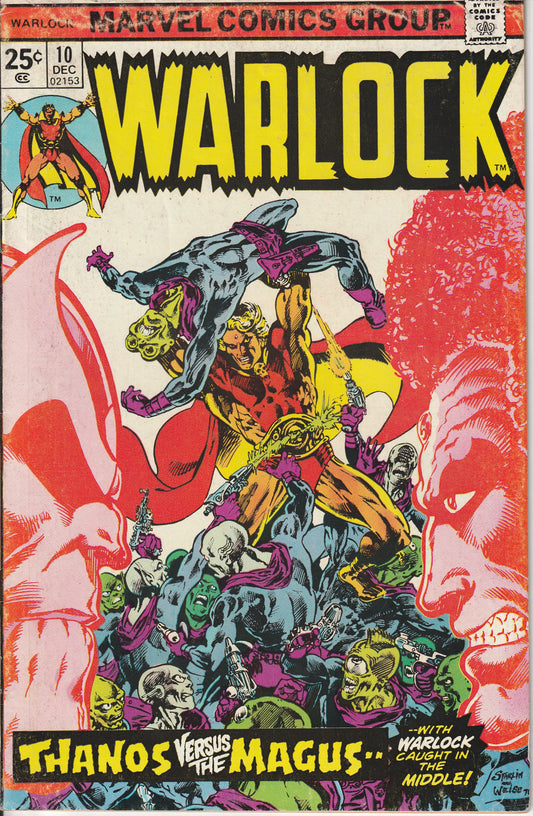 WARLOCK #10 - MARVEL COMICS - DEC 1975 (5.0)