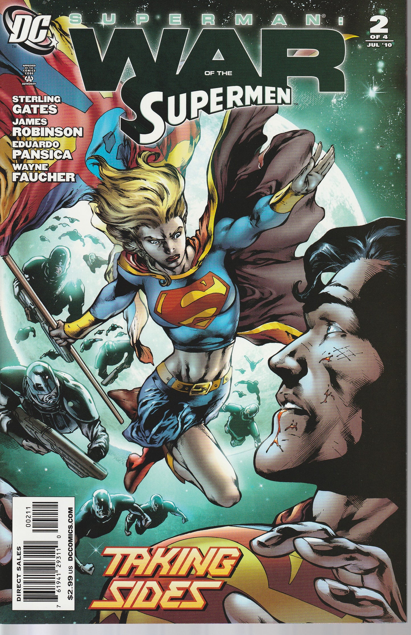 SUPERMAN : WAR OF THE SUPERMEN 1-4 * COMPLETE SET