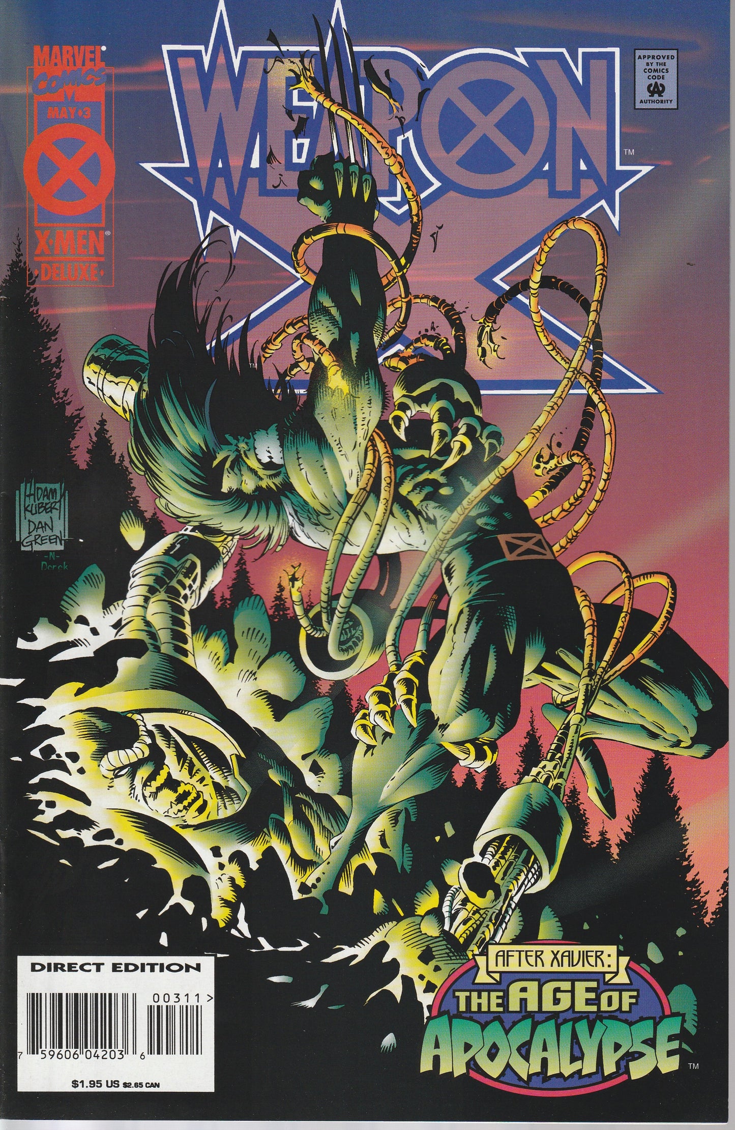 WEAPON X 1-4 * COMPLETE SET - MARVEL COMICS - MAR 1995