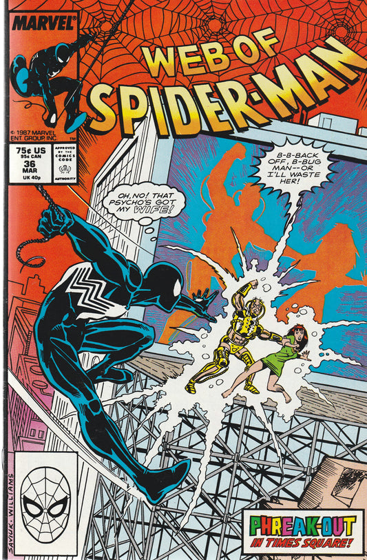 WEB OF SPIDER-MAN #36 || MARVEL COMICS || MAR 1988 || (9.0)