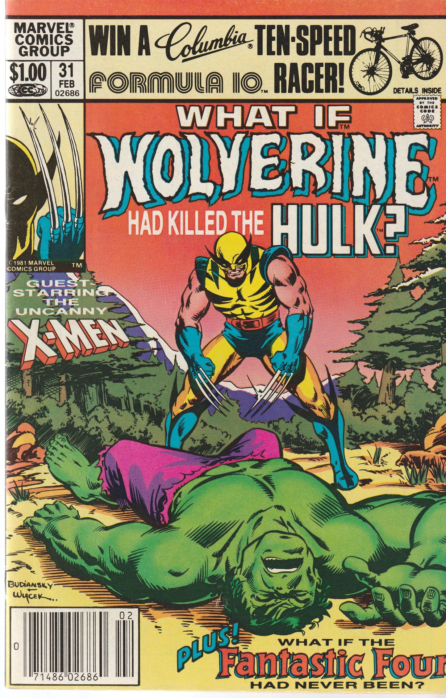 WHAT IF? #31 ...WOLVERINE HAD KILLED THE HULK? || MARVEL COMICS || FEB 1982