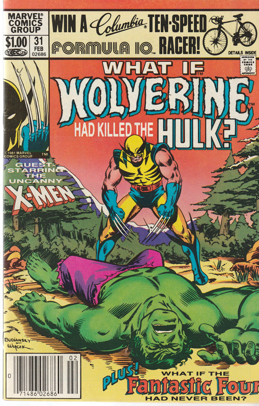 WHAT IF? #31 ...WOLVERINE HAD KILLED THE HULK? || MARVEL COMICS || FEB 1982