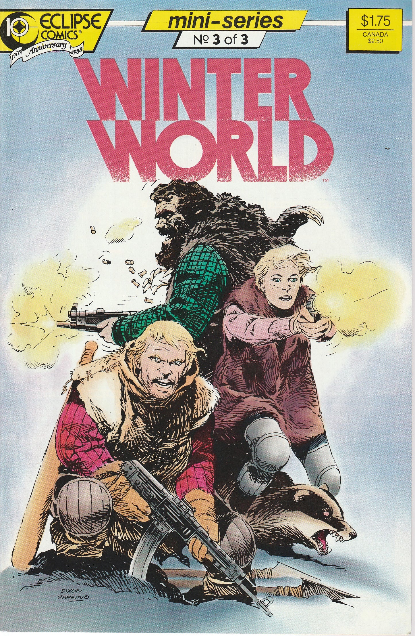 WINTER WORLD 1-3 * COMPLETE SET - ECLIPSE COMICS - SEP 1987