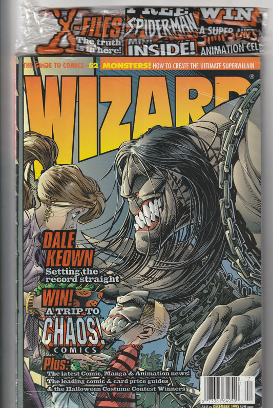 WIZARD MAGAZINE #52 - WIZARD - DEC 1995
