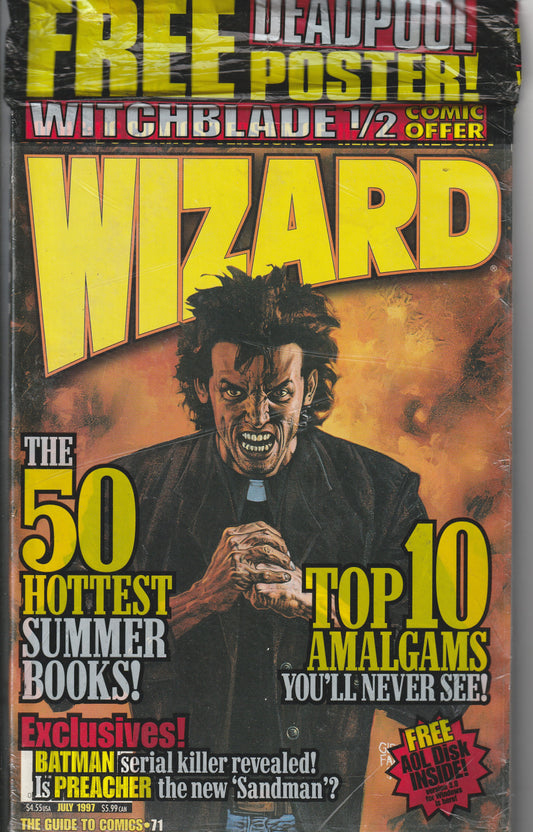 WIZARD MAGAZINE #71 - WIZARD PUBLICATIONS - JUL 1997 (BRAND NEW)
