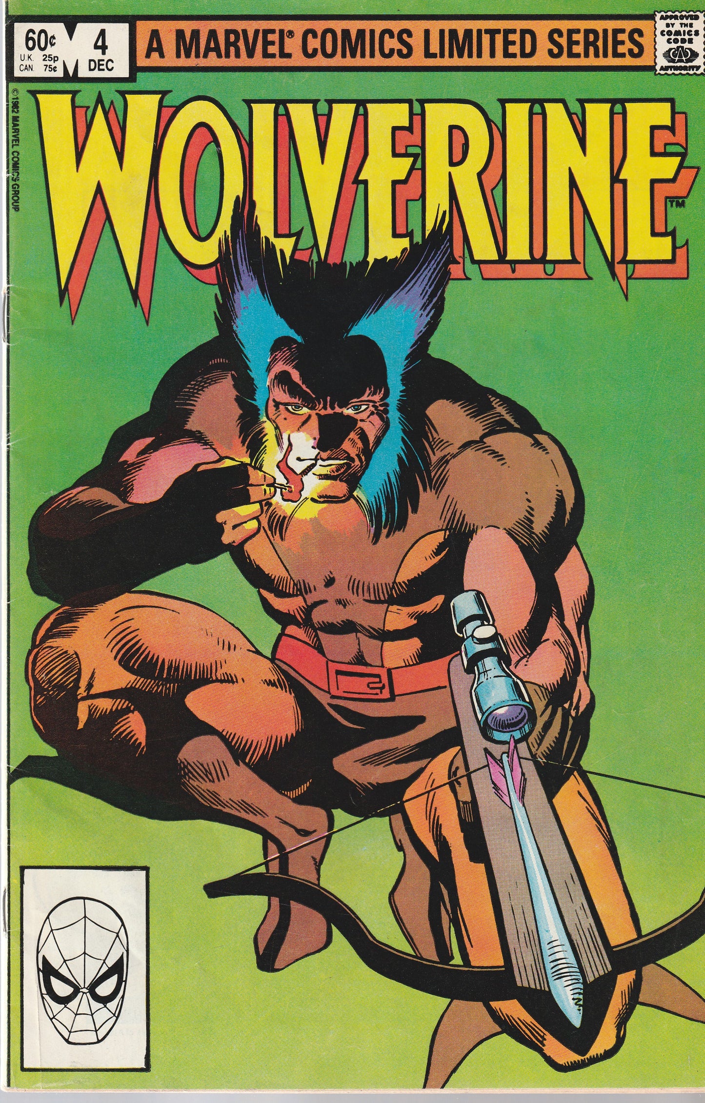 WOLVERINE #4 || MARVEL COMICS || DEC 1982 || (4.5-5.0)