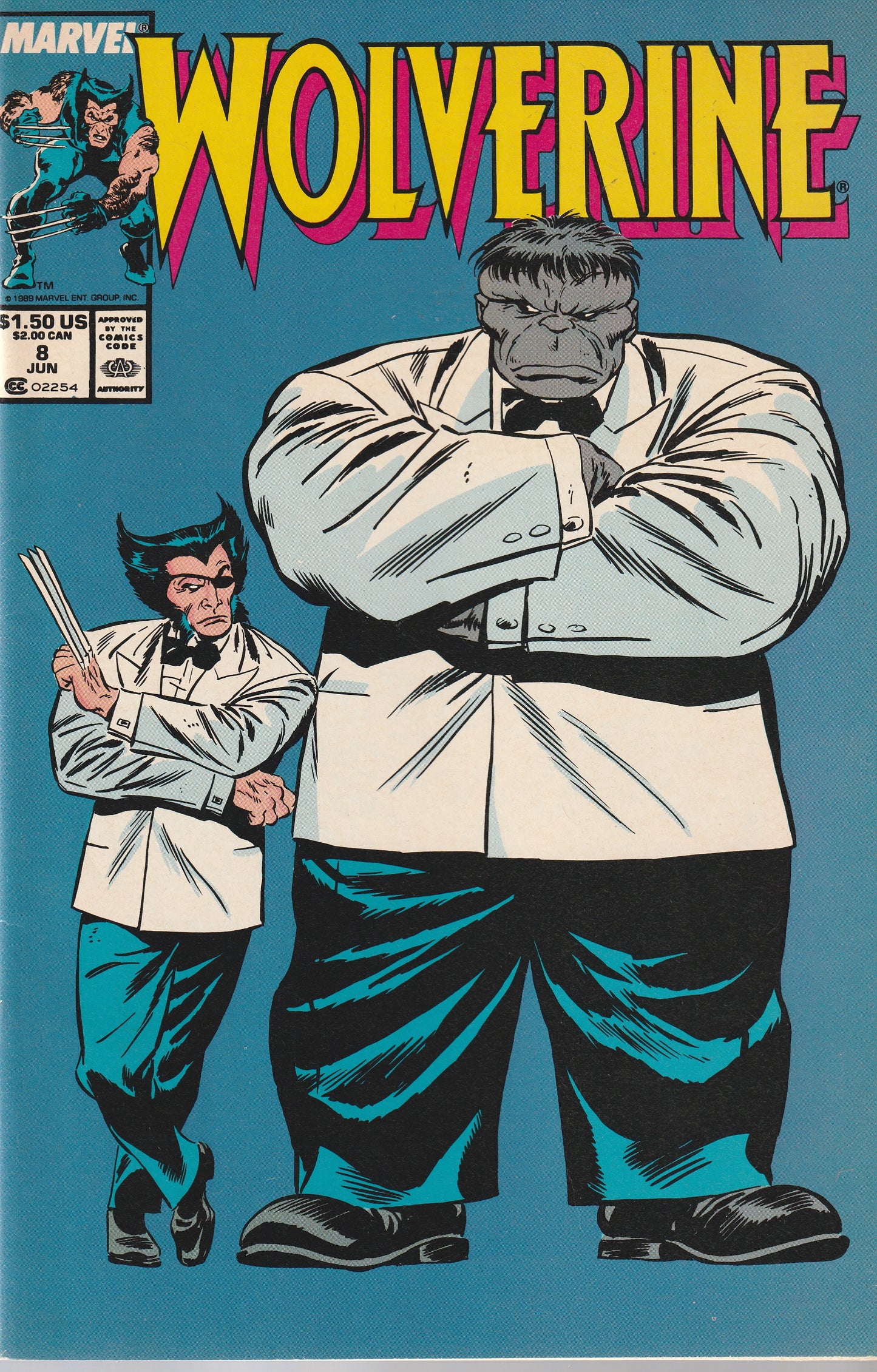 WOLVERINE #8 || MARVEL COMICS || JUNE 1989 || (7.0-7.5)