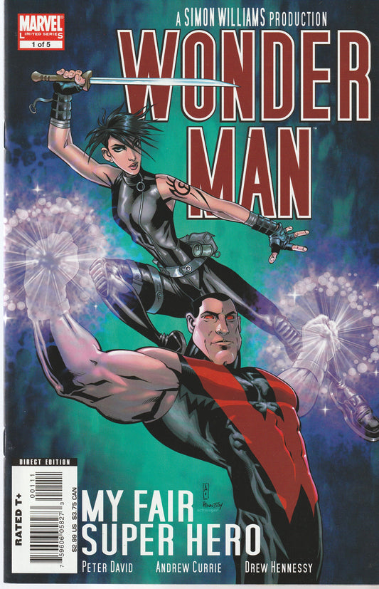 WONDER MAN : MY FAIR SUPER HERO 1-5 * MARVEL COMICS - FEB 2007