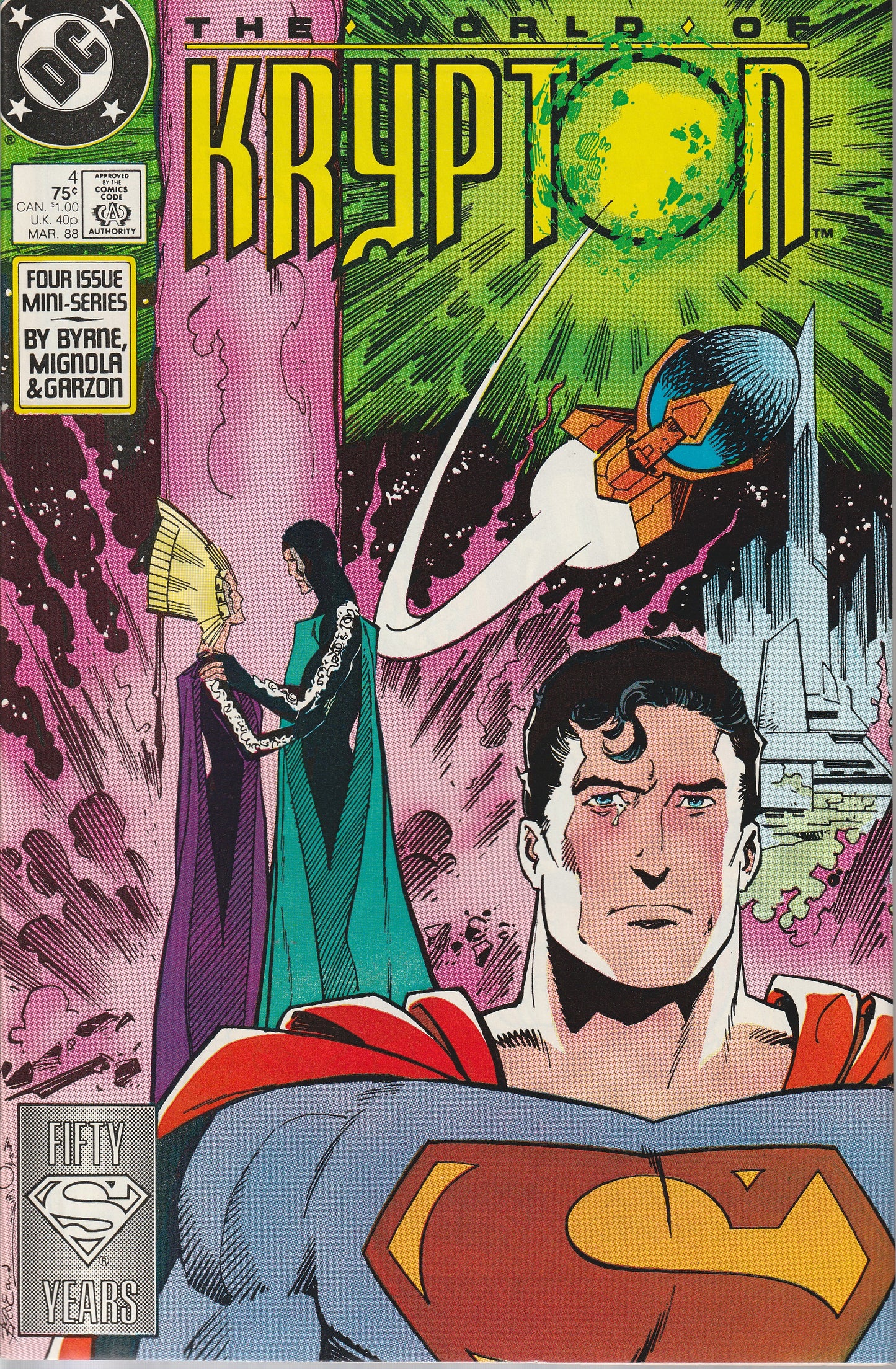 WORLD OF KRYPTON 1-4 * DC COMICS * 1987-88