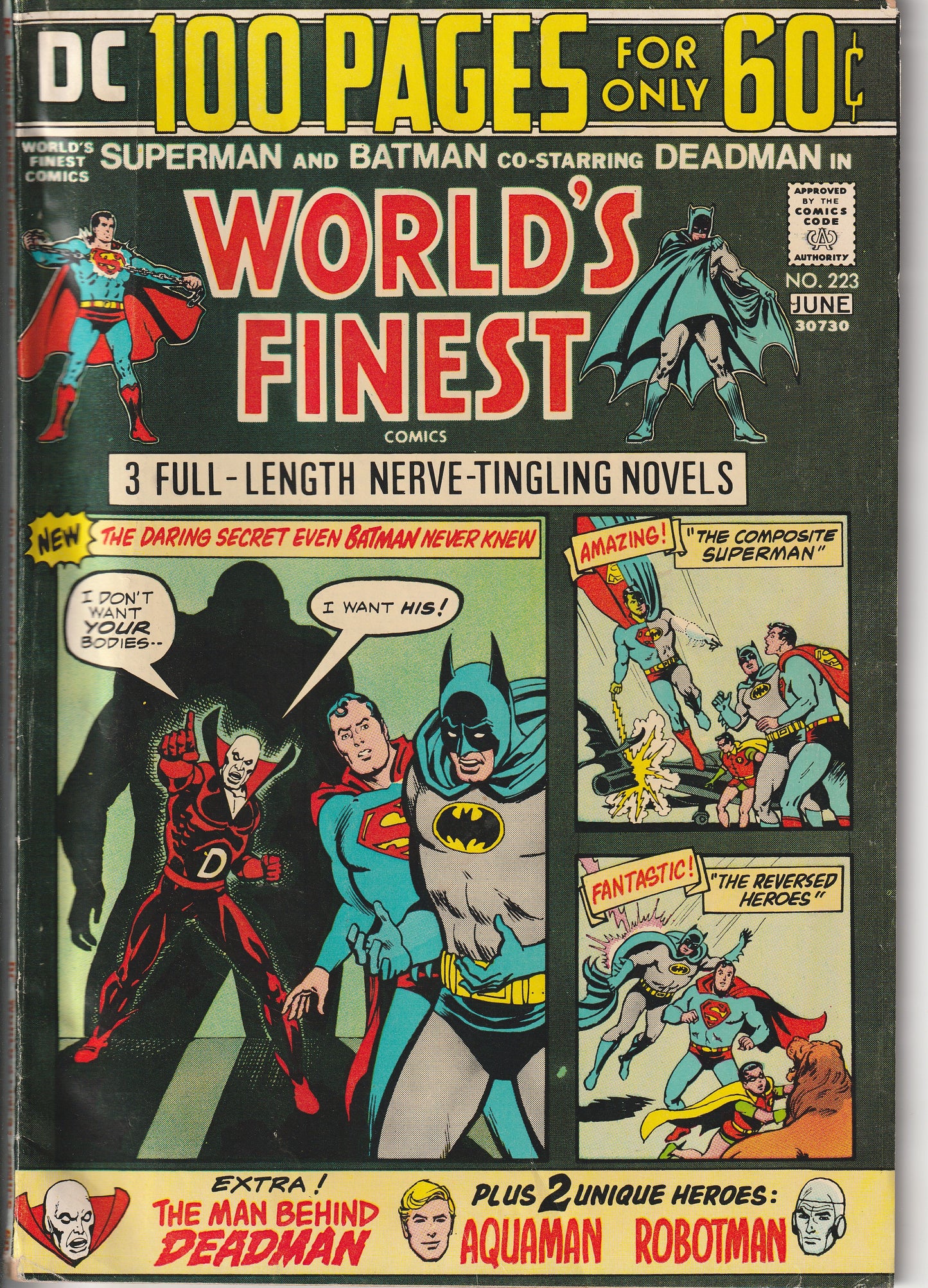 WORLD'S FINEST #223 - DC COMICS - MAY-JUN 1974 (4.5)