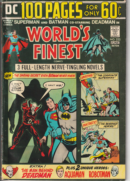 WORLD'S FINEST #223 - DC COMICS - MAY-JUN 1974 (4.5)