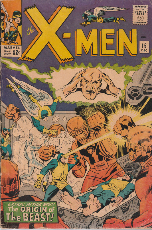 X-MEN #15 - MARVEL COMICS - DEC 1965 (4.0)