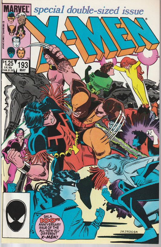 X-MEN #193 - 1st FIRESTAR IN CONTINUITY. 9.8 POTENTIAL