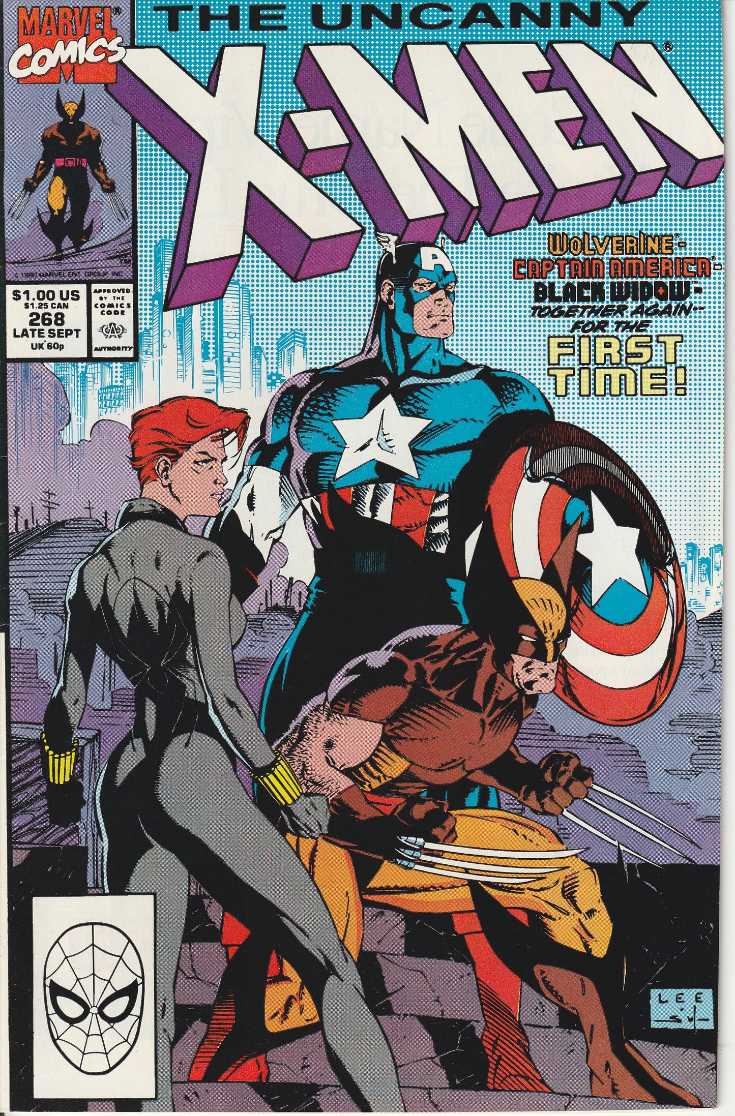 UNCANNY X-MEN #268 - MARVEL COMICS - SEP 1990 (7.5-8.0)
