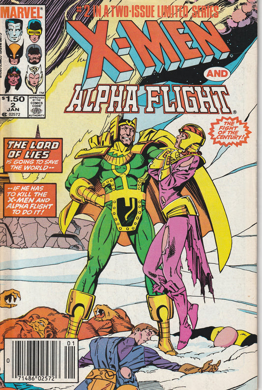 X-MEN ALPHA FLIGHT #2 1985