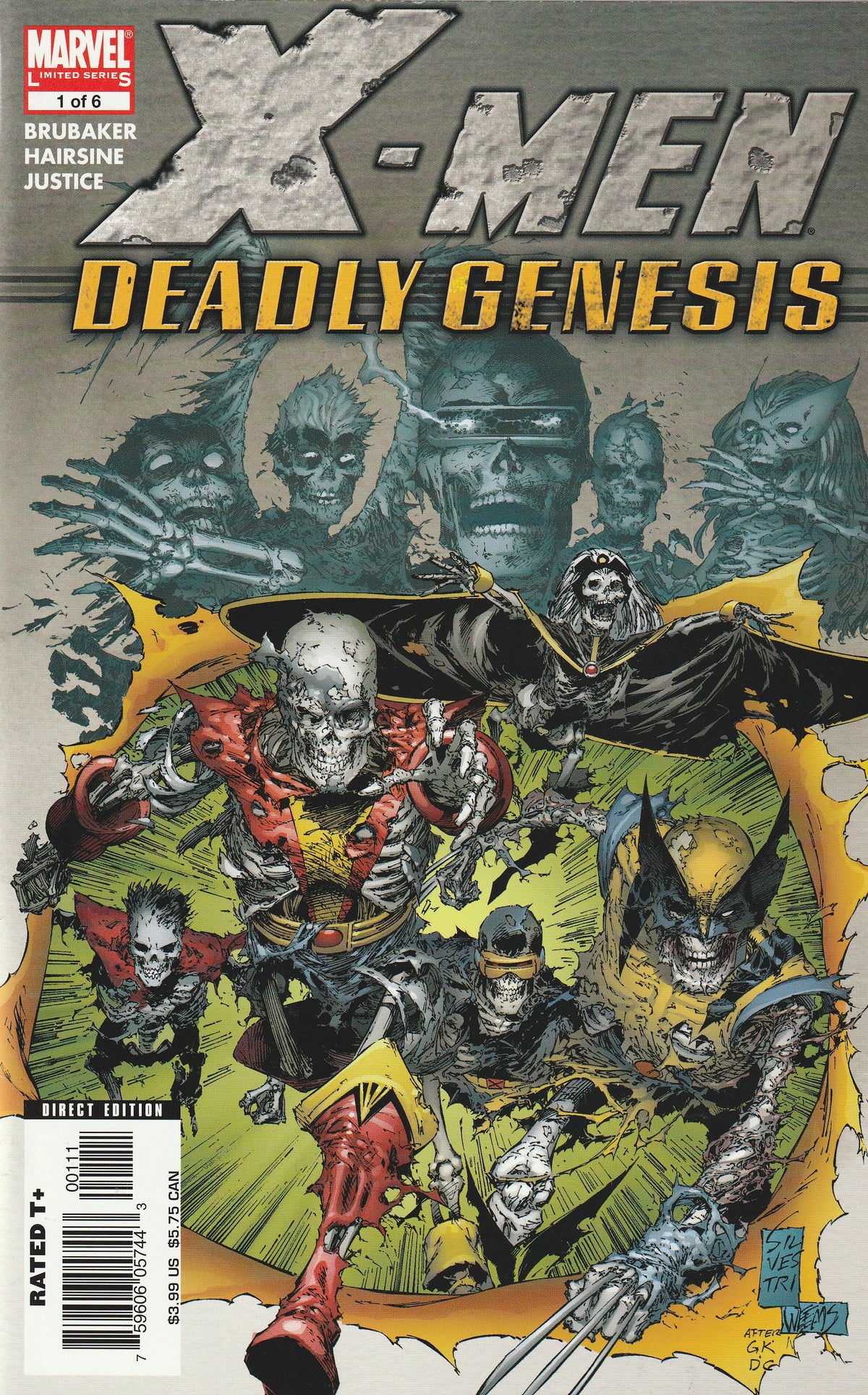 X-MEN : DEADLY GENESIS #1 || MARVEL COMICS || JAN 2006 || NM