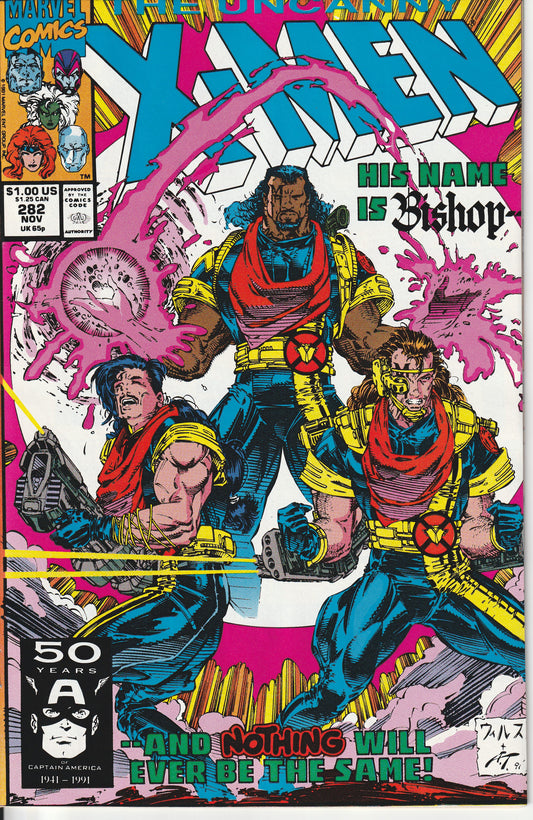 UNCANNY X-MEN #282 * 1st BISHOP