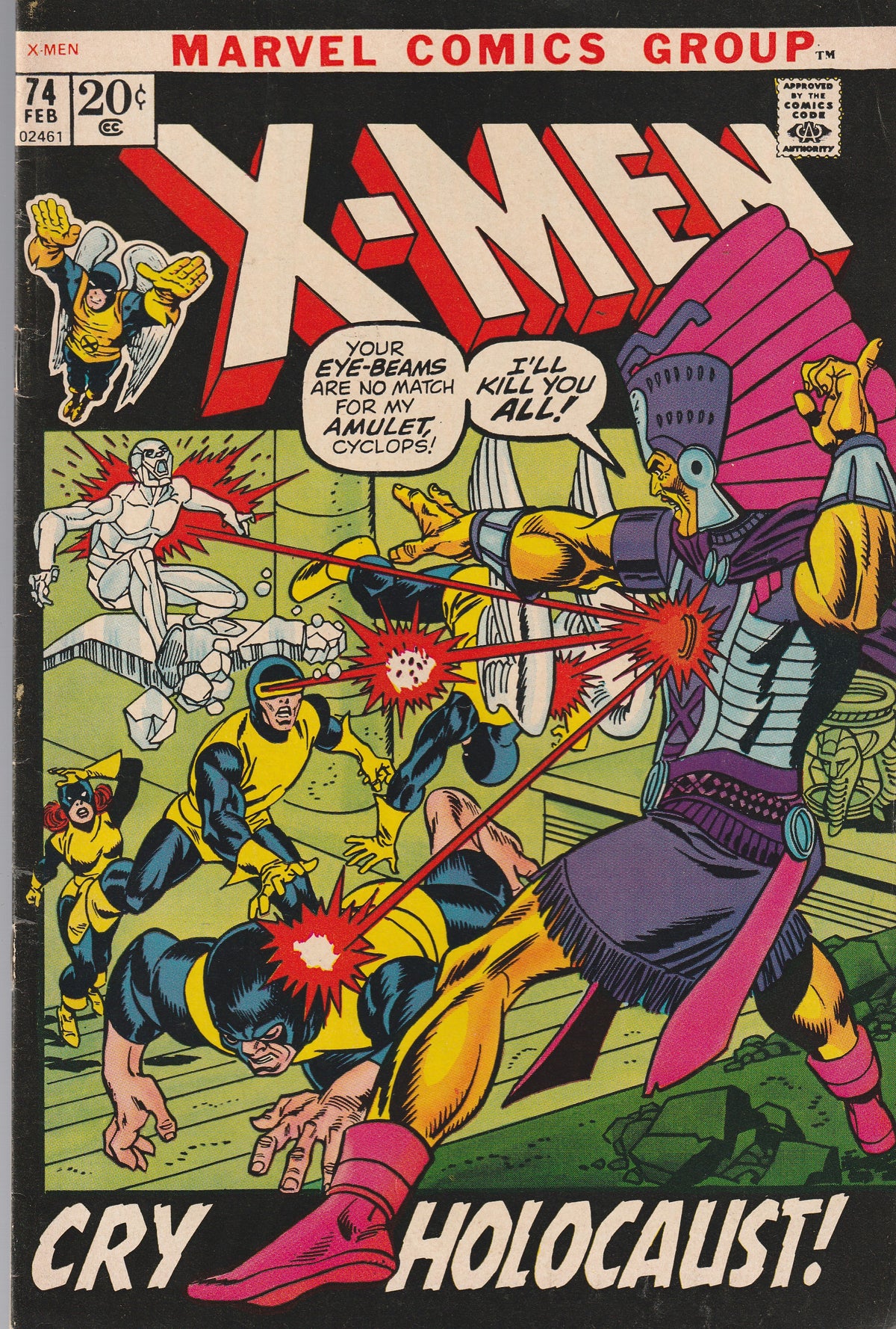 X-MEN #74 || MARVEL COMICS || FEB 1971 || (5.0-5.5)