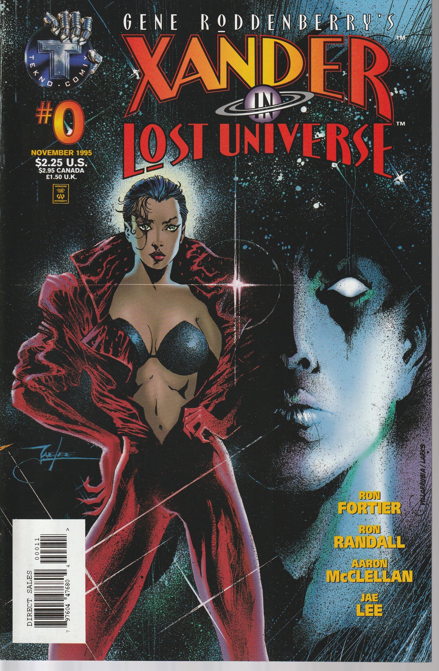 GENE RODDENBERRY'S XANDER IN LOST UNIVERSE COMIC LOT