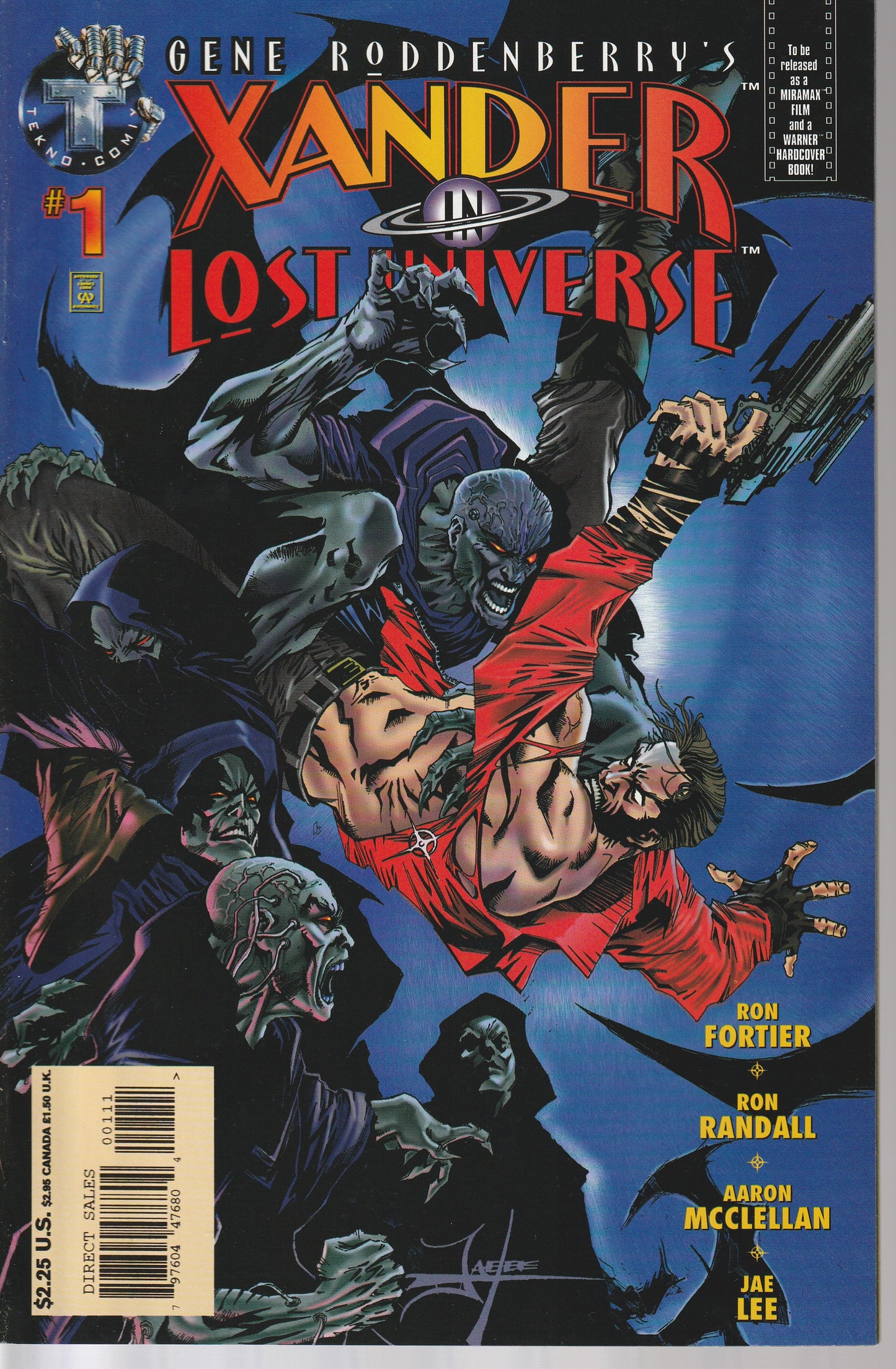 GENE RODDENBERRY'S XANDER IN LOST UNIVERSE COMIC LOT