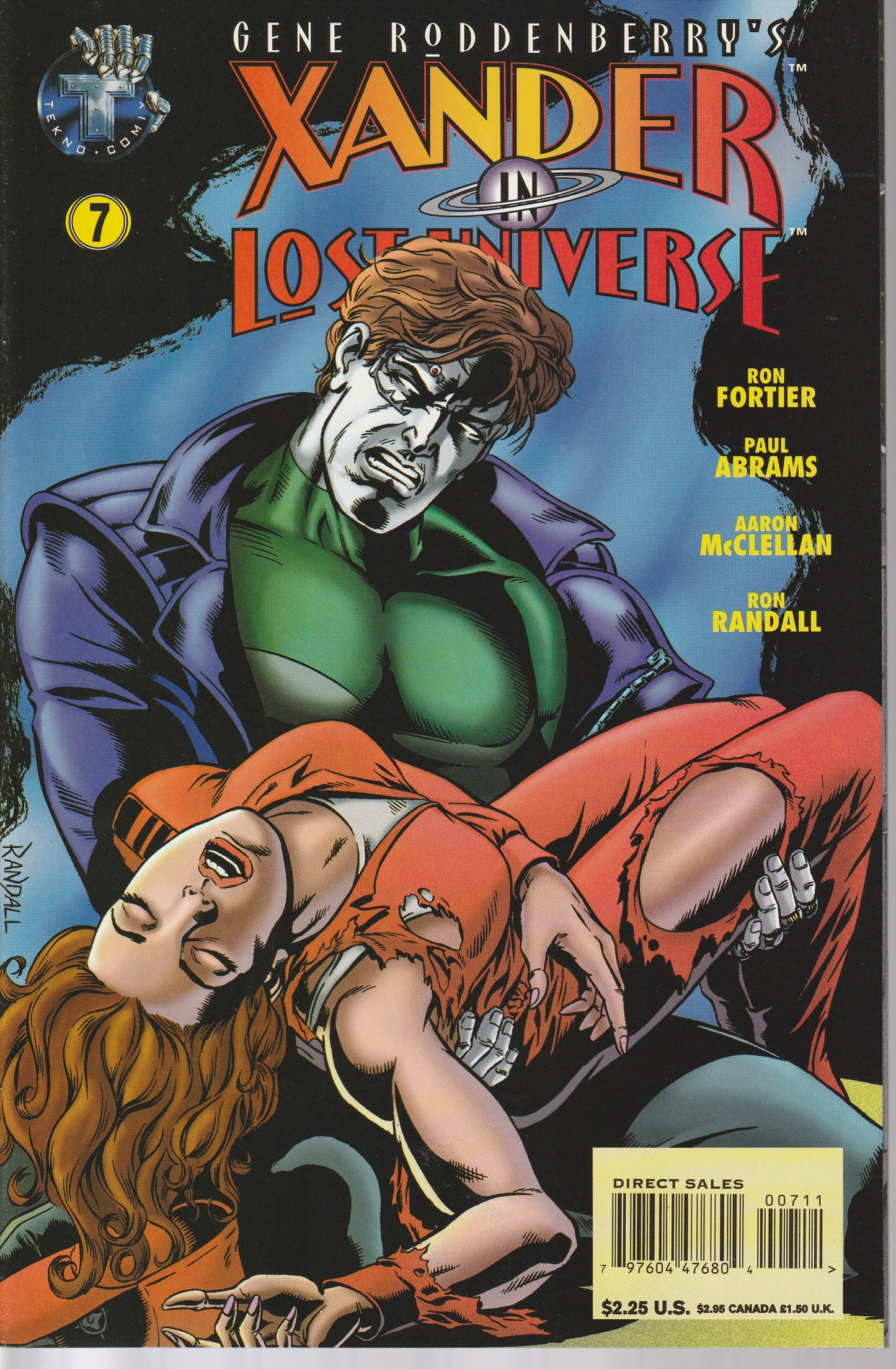 GENE RODDENBERRY'S XANDER IN LOST UNIVERSE COMIC LOT